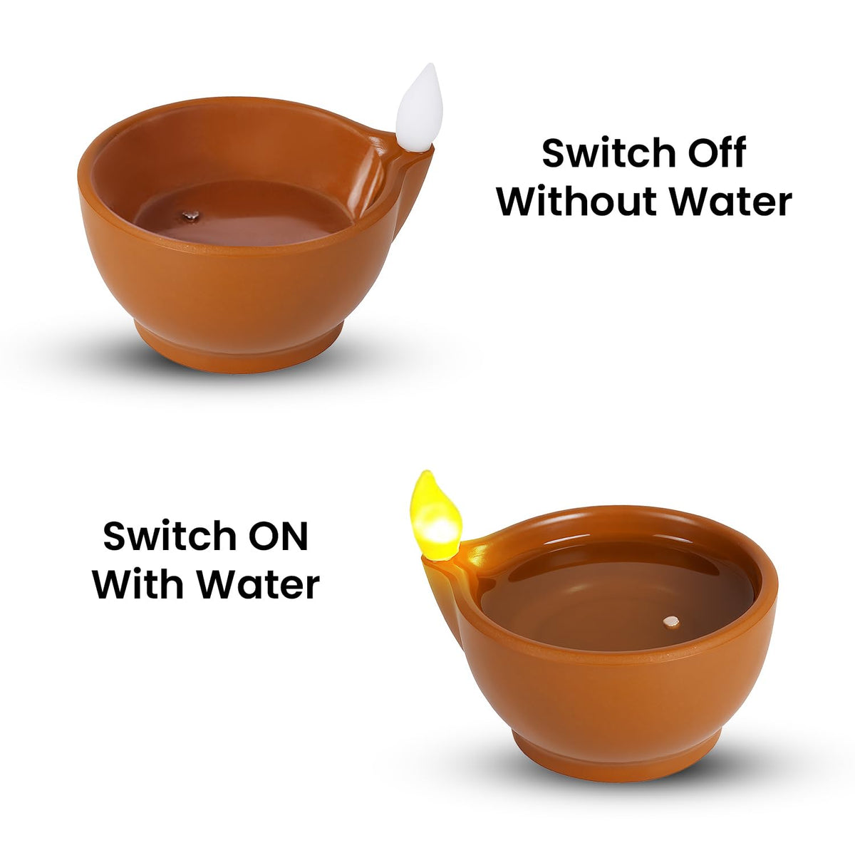 LED Water Sensor Diya