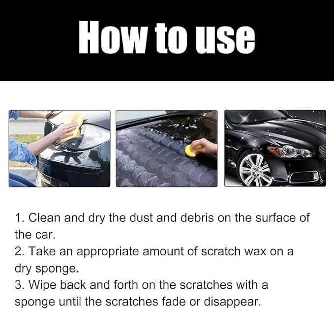 Car Scratch Removal Wax (Buy 1 Get 1 Free)