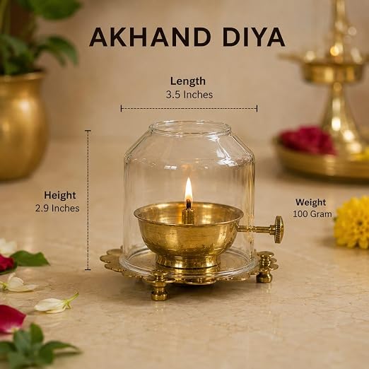Brass Akhand Jyoti Diya ( festival offer )