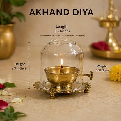Brass Akhand Jyoti Diya ( festival offer )