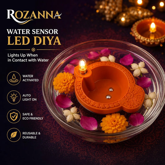 LED Water Sensor Diya – Pack of 24 ✨