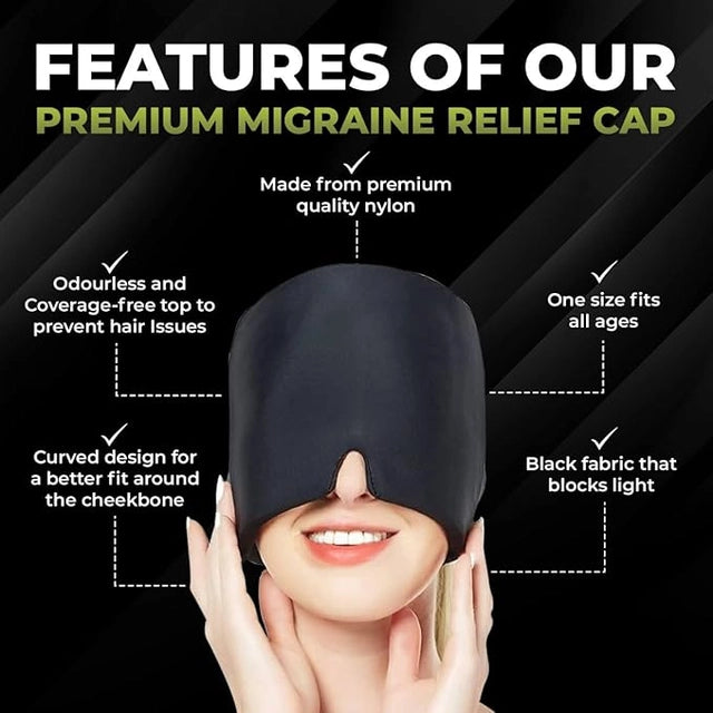 Hot & Cold Migraine Relief Cap
