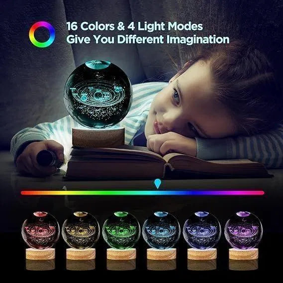 3D Crystal LED Lamp Ball