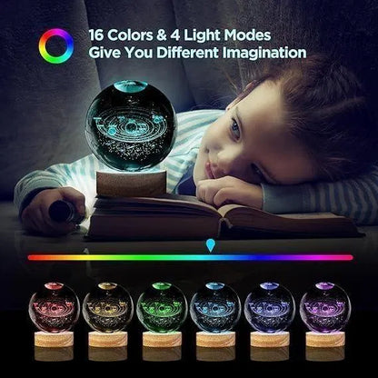 3D Crystal LED Lamp Ball