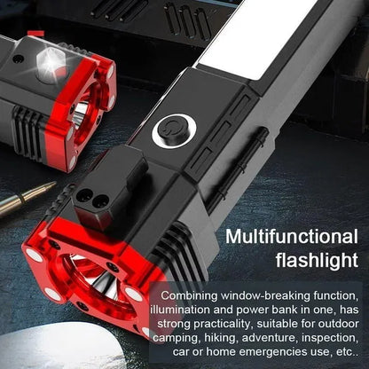 8-in-1 Rechargeable LED Flashlight